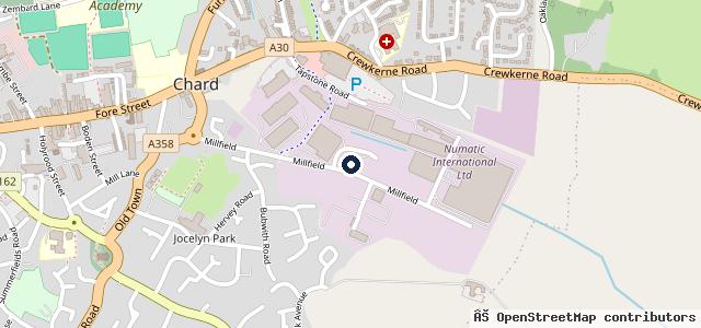 Map showing the location of Paul Church Motor Repairs
