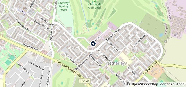 Map showing the location of MOT Testing Station