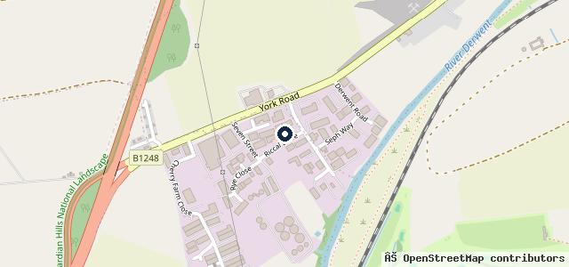 Map showing the location of Pole Position Motor Services
