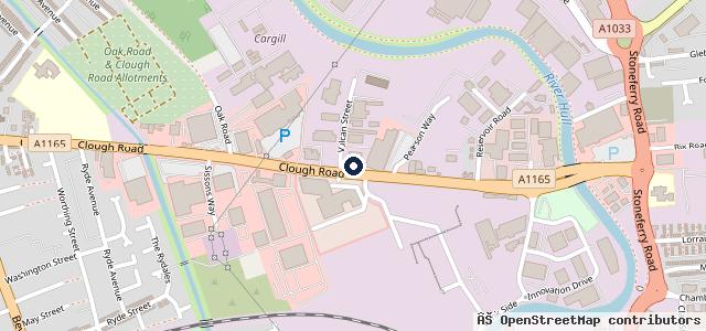 Map showing the location of Right Car Renault Hull