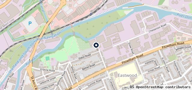 Map showing the location of Rotherham Autos & Motor Cycle Testing Centre