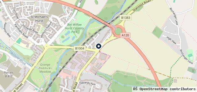 Map showing the location of Rowland Ridgwell Ltd