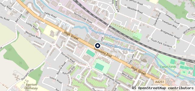 Map showing the location of Roy Chapman Ltd