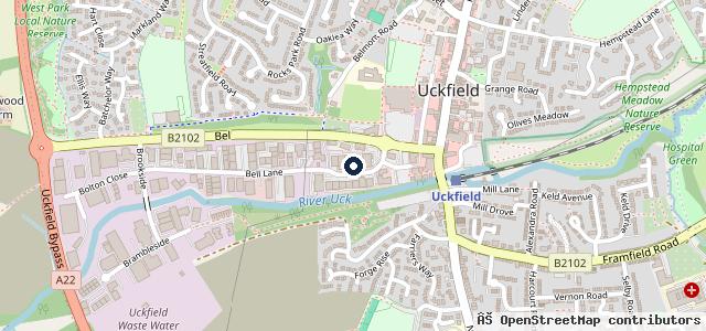 Map showing the location of Simply MOTs Uckfield Ltd