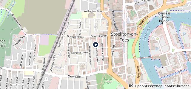 Map showing the location of Skinner Street Motors MOT & Service Centre