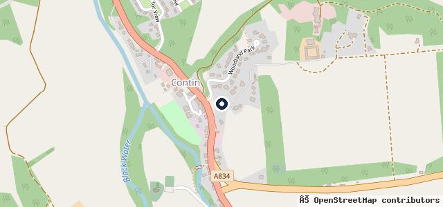 Map showing the location of Smiths Garage(Iain Rose)