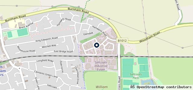 Map showing the location of Spantec MOT