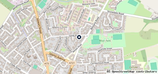 Map showing the location of Road Runner MOT & Service Centre