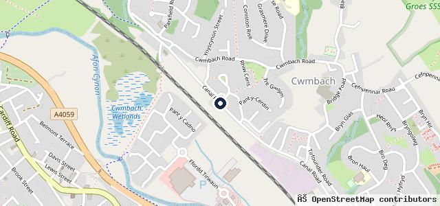 Map showing the location of Gerry Hill Car Sales & Toyota Service Aberdare