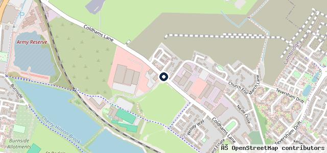 Map showing the location of TOYOTA