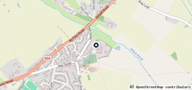 Map showing the location of Bosch Car Service - Tarvin Garage Services Ltd