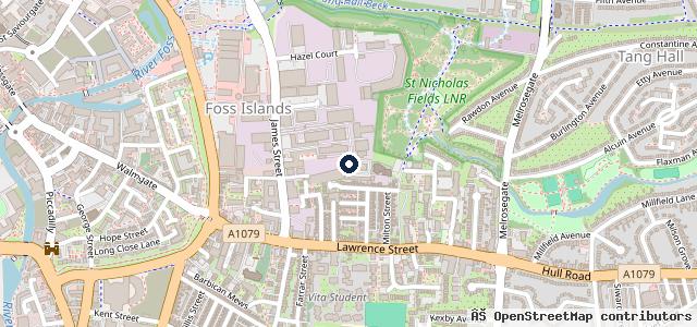 Map showing the location of The MOT Shop