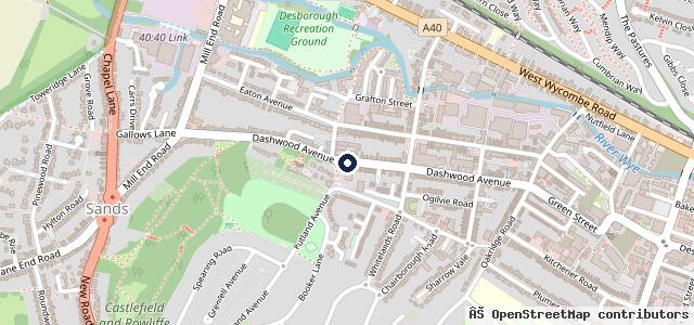 Map showing the location of Top Tread