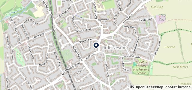 Map showing the location of Town Lane Autos Ltd
