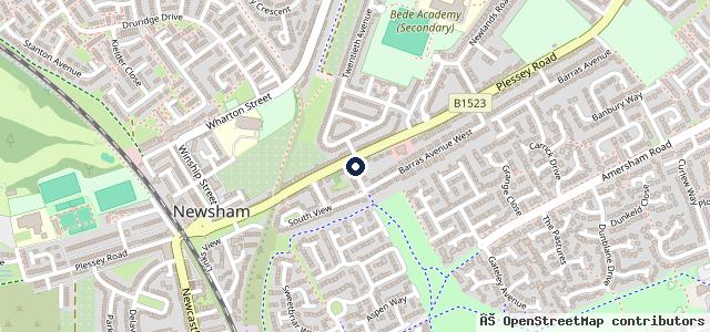 Map showing the location of Tyred & Exhausted