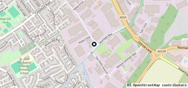 Map showing the location of UK Assistant Accident Repair Centre Ltd
