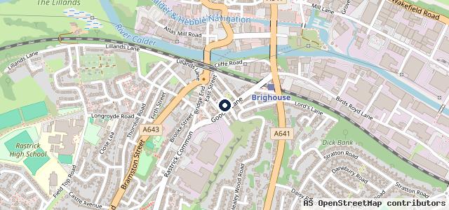 Map showing the location of Victoria Garage