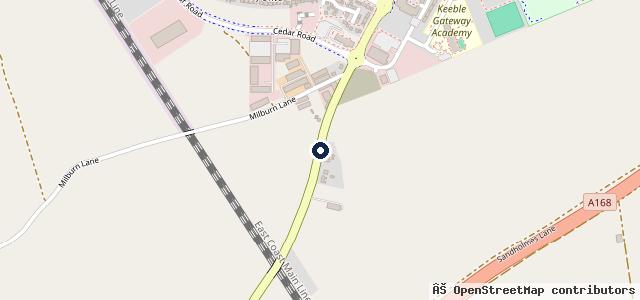 Map showing the location of VISAR Garage Thirsk