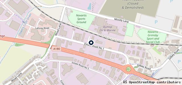 Map showing the location of RG Motor Services LTD