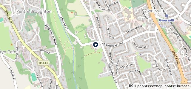 Map showing the location of W S Broads MOT