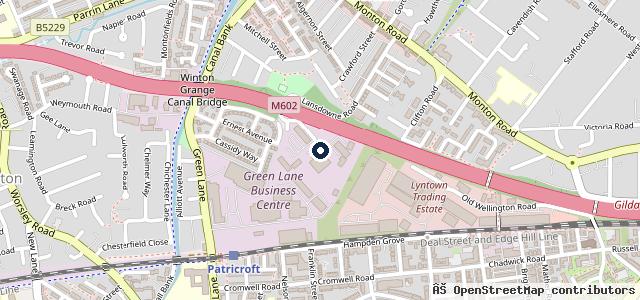 Map showing the location of G F Auto Services