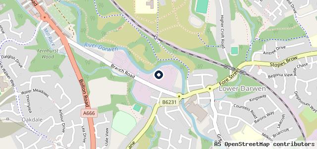 Map showing the location of WG Auto Electrics (Blackburn) Ltd