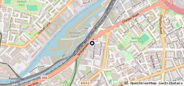 Map showing the location of Williams Bodyshop Manchester