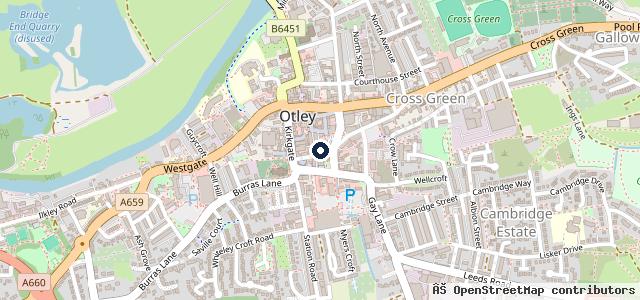 Map showing the location of Wormald Garage