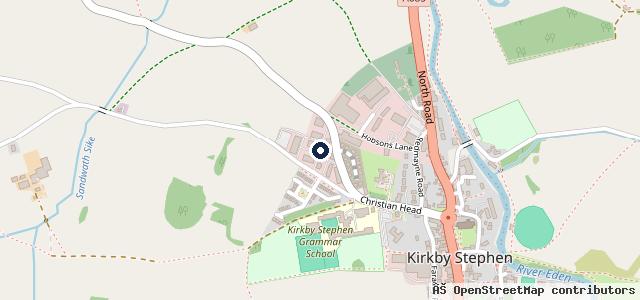 Map showing the location of Eden Valley Tyres