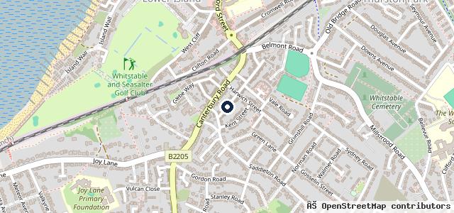 Map showing the location of B D Motors