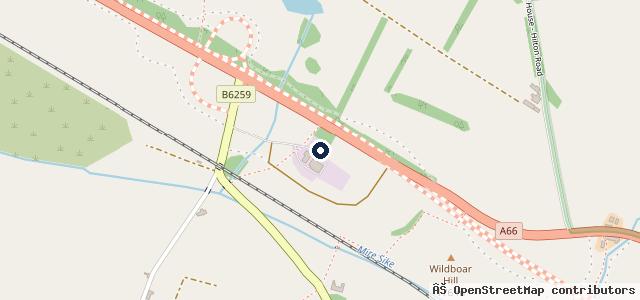 Map showing the location of Taylor & Braithwaite
