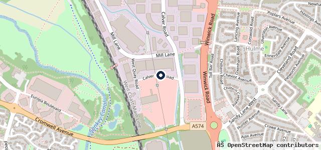 Map showing the location of Sytner