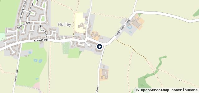 Map showing the location of Hurley Motorcycles