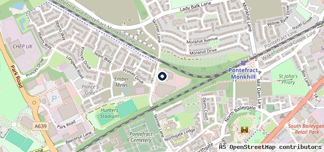 Map showing the location of CS Autos