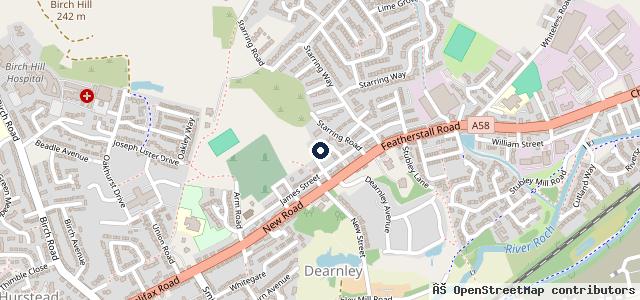 Map showing the location of Gale Motors