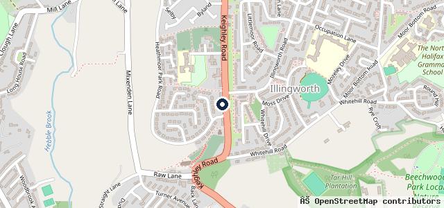 Map showing the location of Hare Motors