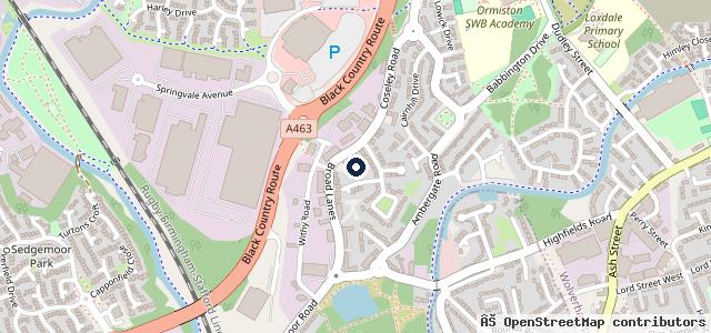 Map showing the location of Ladymoor Auto Services