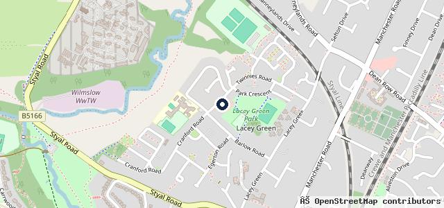 Map showing the location of Cheshire smart repairs