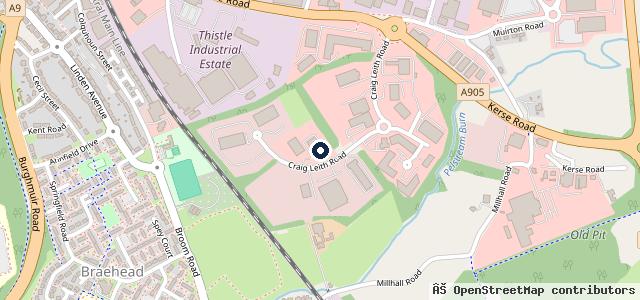 Map showing the location of Western Nissan Stirling