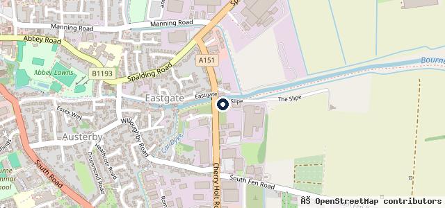 Map showing the location of Ayliff's Garage Ltd