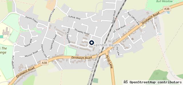 Map showing the location of Vertu Ford Worcester Service Centre