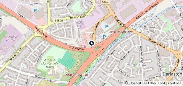 Map showing the location of Sytner Select Wolverhampton