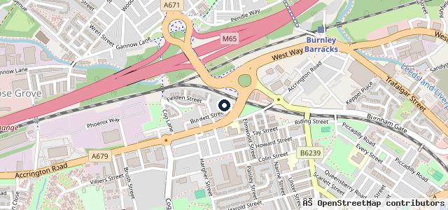 Map showing the location of J B Autos