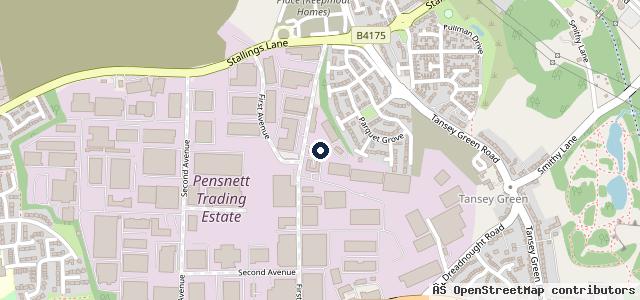 Map showing the location of Andy's Autos