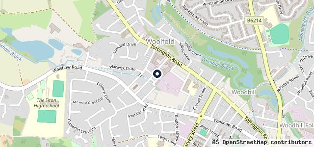 Map showing the location of B O C Used Car Show