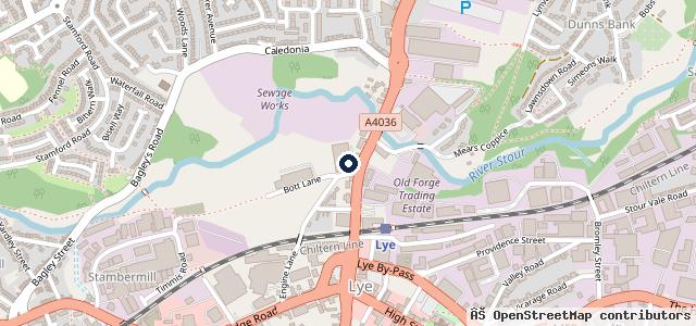 Map showing the location of Infinity Auto