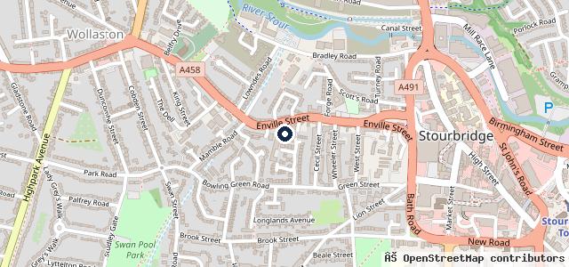 Map showing the location of Wollaston Automotive Care