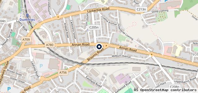 Map showing the location of Klic Cars | Dumfries