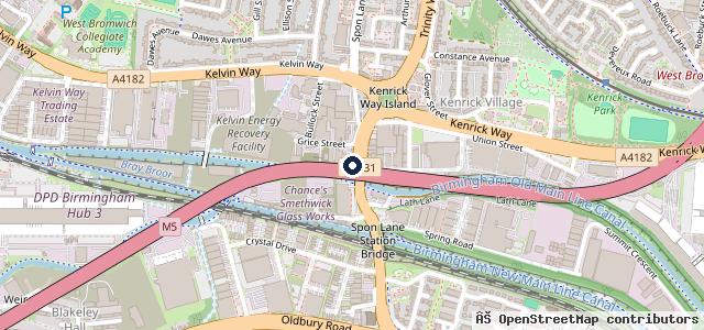 Map showing the location of GSH Auto Centre