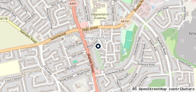 Map showing the location of Martin And Griffiths (Kingswinford) Ltd.